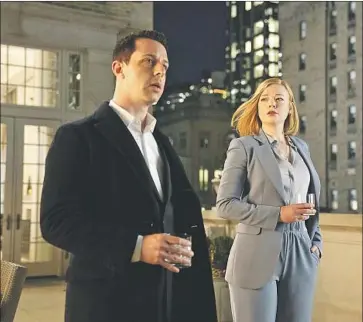  ?? Peter Kramer HBO ?? HBO programmin­g chief Casey Bloys is high on the series “Succession” with Jeremy Strong and Sarah Snook.