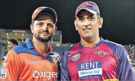  ?? BCCI ?? Having played for Gujarat Lions and Rising Pune Supergiant for the last two editions, old timers Suresh Raina and MS Dhoni will have a reunion at CSK in IPL 11 this year.