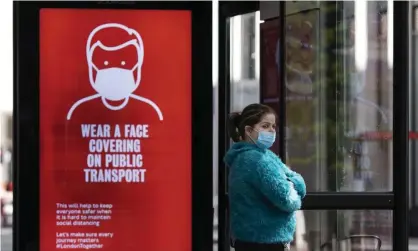  ??  ?? Masks are now compulsory on public transport in England and, from 22 June, Scotland. Photograph: Dan Kitwood/Getty Images