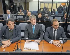  ?? LUCIANO THIEBERGER ?? Ciccone. Amado Boudou, a las puertas del juicio oral.