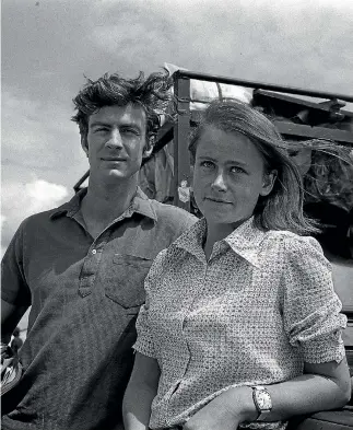  ?? PHOTO: REUTERS ?? Sir Ranulph Fiennes is pictured with his wife Ginny while on expedition in 1971.