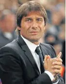  ??  ?? NO PROBLEM: Chelsea coach Antonio Conte