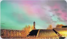  ??  ?? SPECTACLE Aurora over St Andrews in 2003. Picture: PA