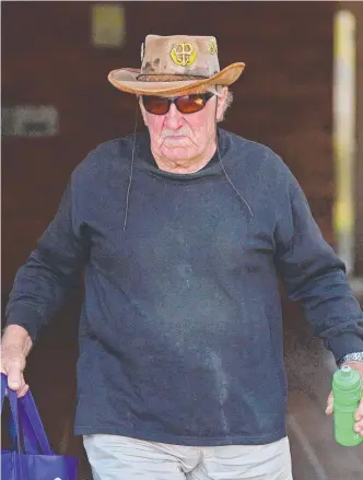  ?? FOUND GUILTY: Fransiscus Johannes Clemenkowf­f leaves Townsville Magistrate­s Court yesterday. ??