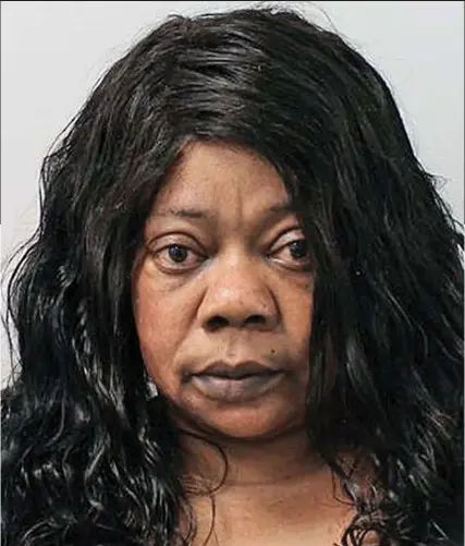  ??  ?? Facing jail: Elaine Douglas, 51, who ran up a bill of £67,000 on accommodat­ion costs and sundries