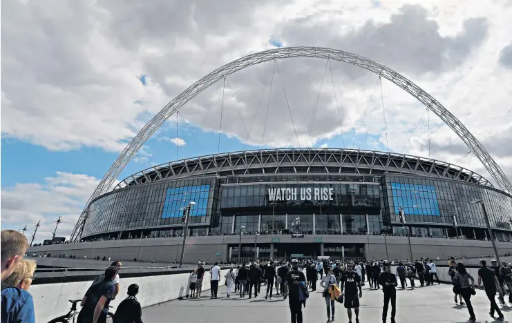  ??  ?? Battle ground: The FA Council will discuss Wembley’s future today