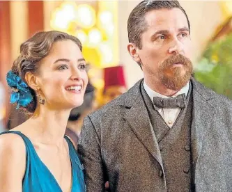  ?? SUPPLIED PHOTO ?? The Promise, starring Charlotte Le Bon, left, and Christian Bale, right, tells the fictional story of thwarted love between Ana (Le Bon) and Mikael Boghosian (Oscar Isaac) during the Armenian Genocide.