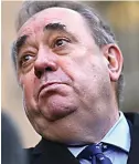  ??  ?? Legal victory: Alex Salmond