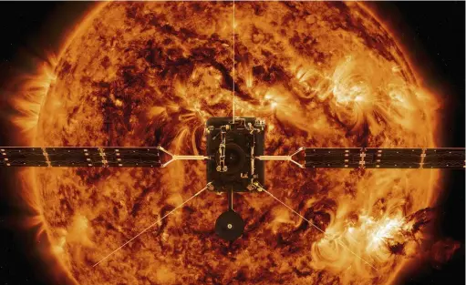  ??  ?? ▲ Secrets of the Sun: ESA’s Solar Orbiter will explore our star in more detail than ever before