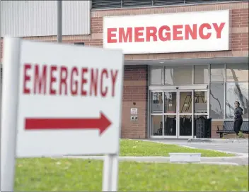  ?? CP PHOTO ?? Northumber­land Hills Hospital in Cobourg, Ont., is shown in 2017. Physicians are calling on the federal government to shell out another $21 billion over the next decade to help provinces and territorie­s pay for soaring health care costs that will be...