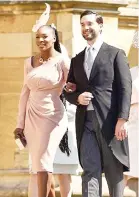  ??  ?? Serena Williams (left) and husband Alexis Ohanian.