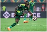  ?? ?? African champions… Senegal star Sadio Mane