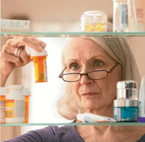  ??  ?? Check your medicine cupboard and make sure you have plenty of all the medication­s you need to keep you well.