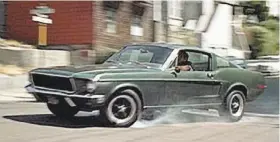  ?? Warner Bros. 1968 ?? “Bullitt” featured Mr. Janes in almost all the chase scenes through San Francisco, with Steve McQueen appearing in close-ups in 10 percent of the shots.