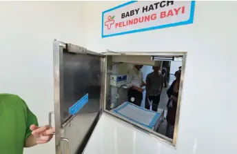  ?? ?? The baby hatch facility located near the entrance of BMC does not have CCTV coverage so as to offer complete privacy to the parents.