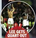  ?? ?? LEE GETS QUART OUT Hendrie and Villa went out in the last eight on away goals against Atletico Madrid