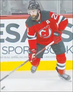  ?? Frank Franklin II The Associated Press ?? Until this season, right wing Kyle Palmieri had scored at least 24 goals in each of his first five years with New Jersey.