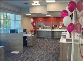  ?? SUBMITTED PHOTO ?? The interior of the 1st Colonial Community Bank branch in Limerick. The bank held a ribbon cutting for the branch on Oct. 20.