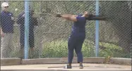  ?? Southern Connecticu­t State Athletics ?? Southern Connecticu­t’s Destiney Coward, an East Haven native, is one of the best hammer throwers in NCAA Division II history.