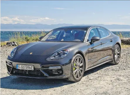  ?? PHOTOS: LESLEY WIMBUSH/DRIVING ?? The Porsche Panamera Turbo S E-Hybrid is a big four-door but handles like a much smaller car.