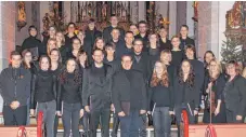  ?? FOTO: PRIVAT ?? Der Junge Chor Herberting­en gibt am Samstag ein Konzert in der Alemannenh­alle.