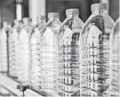  ?? GETTY IMAGES ?? A study from Columbia University and Rutgers University found high levels of microplast­ics and nanoplasti­cs in bottled water.