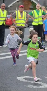  ??  ?? No ‘stopping’ these young runners at