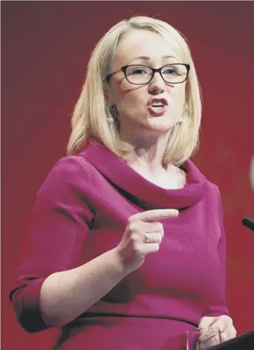  ??  ?? 0 Rebecca Long-bailey was sacked for sharing an article containing alleged anti-semitic conspiracy