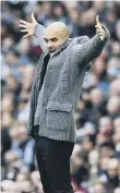  ??  ?? Pep Guardiola.