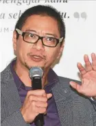  ??  ?? Dr Azmi: ‘ We will have to be firm when ensuring people are complying with the SOP. And it is hoped that Malaysians prove that they are mature and responsibl­e. That they comply with the SOP in the spirit of concern for public safety and health.’