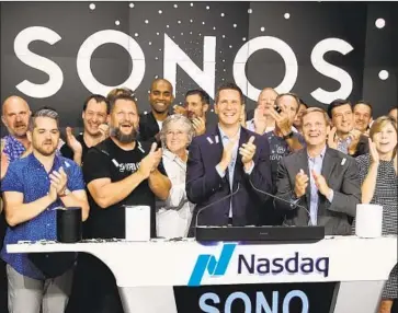  ?? Sonos ?? SONOS has had trouble keeping its promise of free software updates for life for its speakers. It’s hard to sustain a business model with a lifetime of free software, but without updates a device could wind up being useless.