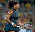  ?? PHOTO: GETTY IMAGES ?? Serena Williams suffered an early exit at the Rio Olympics.