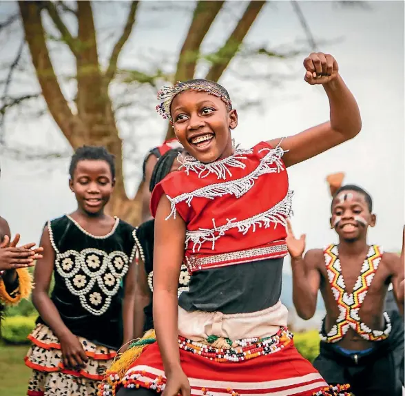  ??  ?? The Mwangaza Children’s Choir from Uganda is visiting New Zealand with their Light Up Tour.