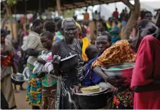  ??  ?? South Sudan was ranked as the least affordable place in the world for a plate of basic food, according to the UN AP