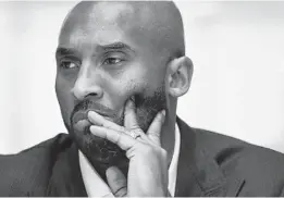  ?? TONI L. SANDYS/THE WASHINGTON POST ?? “I felt comfortabl­e over there,” Kobe Bryant said during a 2004 news conference to announce his return to the Lakers. “I could see myself playing for the Clippers.”