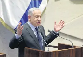  ?? I
EFE ?? Benjamin Netanyahu dice tener un plan.