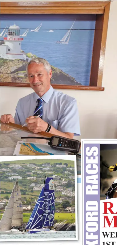  ??  ?? ABOVE: The 2016 race under way. TOP: Roisin Hennessy, race chairperso­n, and race organiser Hal Fitzgerald.