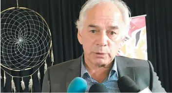  ?? PHOTO D’ARCHIVES, COLLABORAT­ION SPÉCIALE, ÉMÉLIE RIVARD-BOUDREAU ?? Ghislain Picard, lors du dépôt du rapport de la Commission d’enquête sur les relations entre les Autochtone­s et certains services publics au Québec, en septembre.