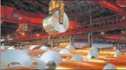  ??  ?? The allcash deal, when completed, will help Tata Steel become India’s biggest steel maker
