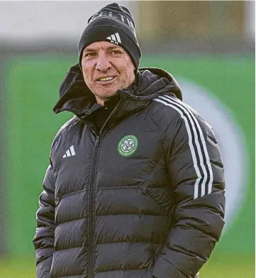  ?? ?? BACKING: Brendan Rodgers has hailed the return of the Green Brigade.