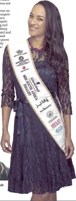  ??  ?? AN AMBASSADOR: Rene Roberts-Patel, originally from Mitchells Plain, will be competing for the Mrs South Africa title later this year.