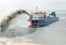  ?? /Wikimedia ?? Bottom feeder: Giant dredgers will scoop up a 3m layer from the seabed, destroying habitats and releasing hazardous substances.