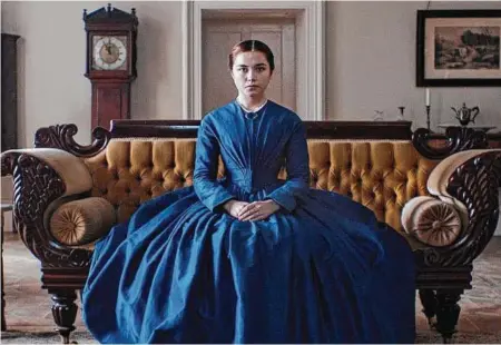  ?? Roadside Attraction­s ?? Florence Pugh stars in “Lady Macbeth,” directed by William Oldroyd.