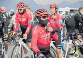  ?? Photo / AP ?? The Arkea-Samsic team are under the microscope.