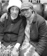  ??  ?? Apostle Bernadine Whitely Holness (right) and mother Doris Louise Whitely.