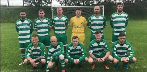  ??  ?? Arklow Celtic, who defeated Kilkenny side Brookevill­e in the first round of the Leinster Junior Cup at Celtic Park last weekend.