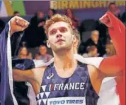  ?? REUTERS FILE PHOTO ?? France's Kevin Mayer is the first man from his country to hold the decathlon world record.