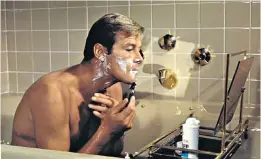  ??  ?? Licensed to shave: James Bond (Roger Moore) in Live and Let Die