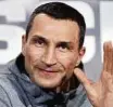  ??  ?? Wladimir Klitschko hat sich entschiede­n: Er steigt nie wieder in den Ring