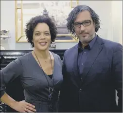  ??  ?? AFRICA TURNS THE PAGE: David Olusoga and Aminatta Forna